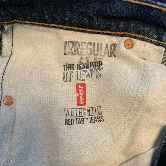 Vintage Levi’s 517 Boot Cut Low Rise Jeans.  Women’s size 11 Med.  Iregular. - Picture 5 of 6